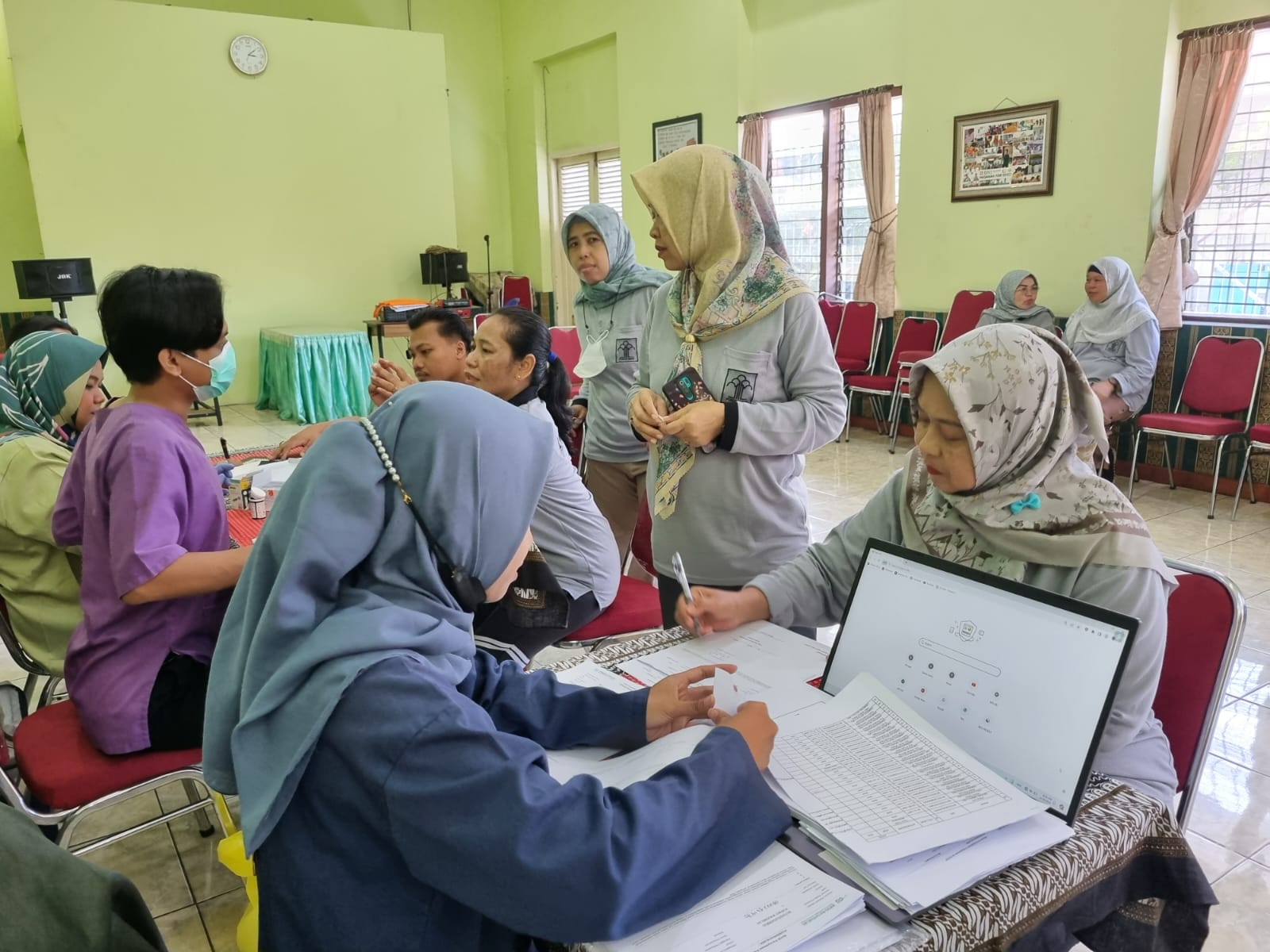 Kegiatan Pemeriksaan Kesehatan dan Pengobatan Massal Kepada Pegawai dan Anak Binaan Lembaga Pembinaan Khusus Anak Kelas I Tangerang.